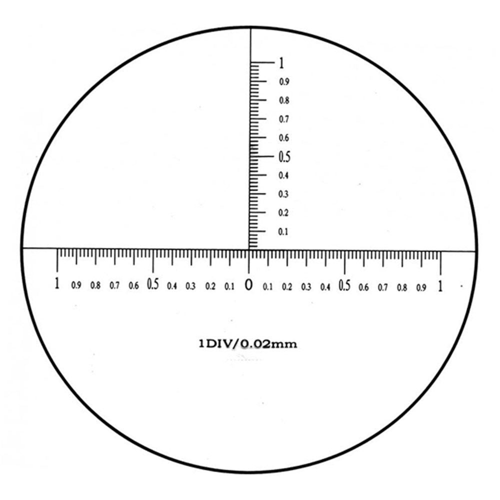 Precisie stifmicroscoop vergroting 25x 122x12mm, zicht 4,0mm-3