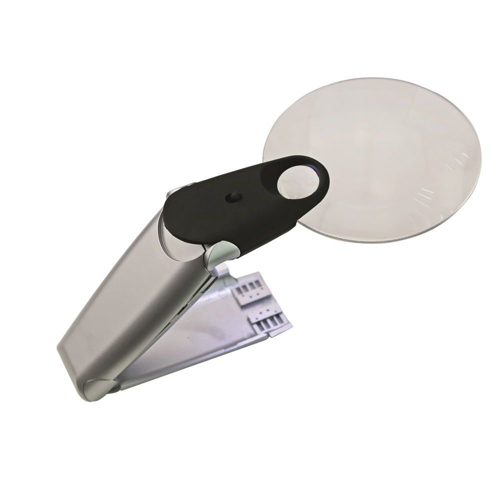 Belichtingsloep 90x90mm dioptrie 2+6 met LED-2