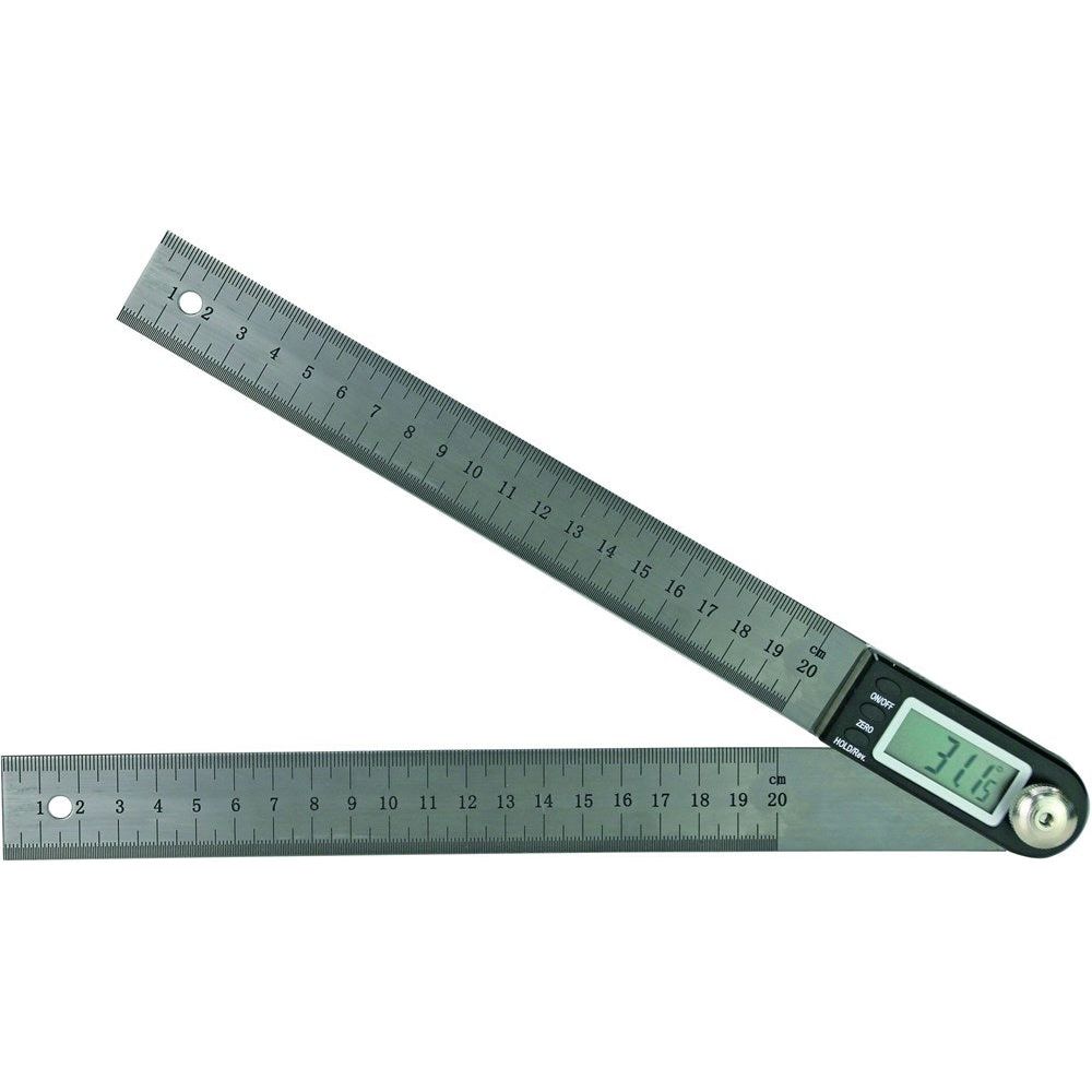 Digitale hoekmeter 200mm 0-360 graden, aflezing 0,1 graden-0