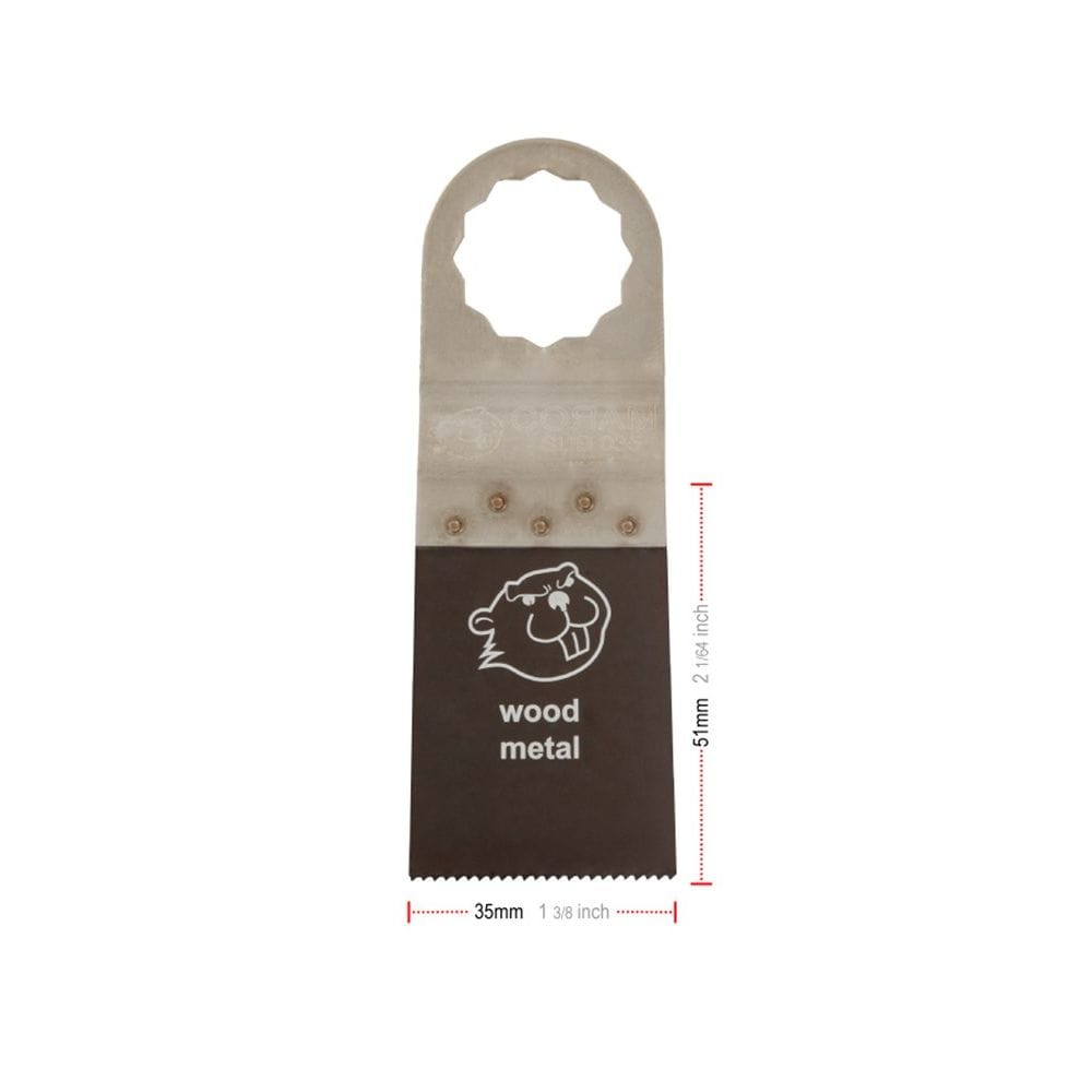 SUPERCUT zaagbl. 35mm x 51mm Spits Bi-0