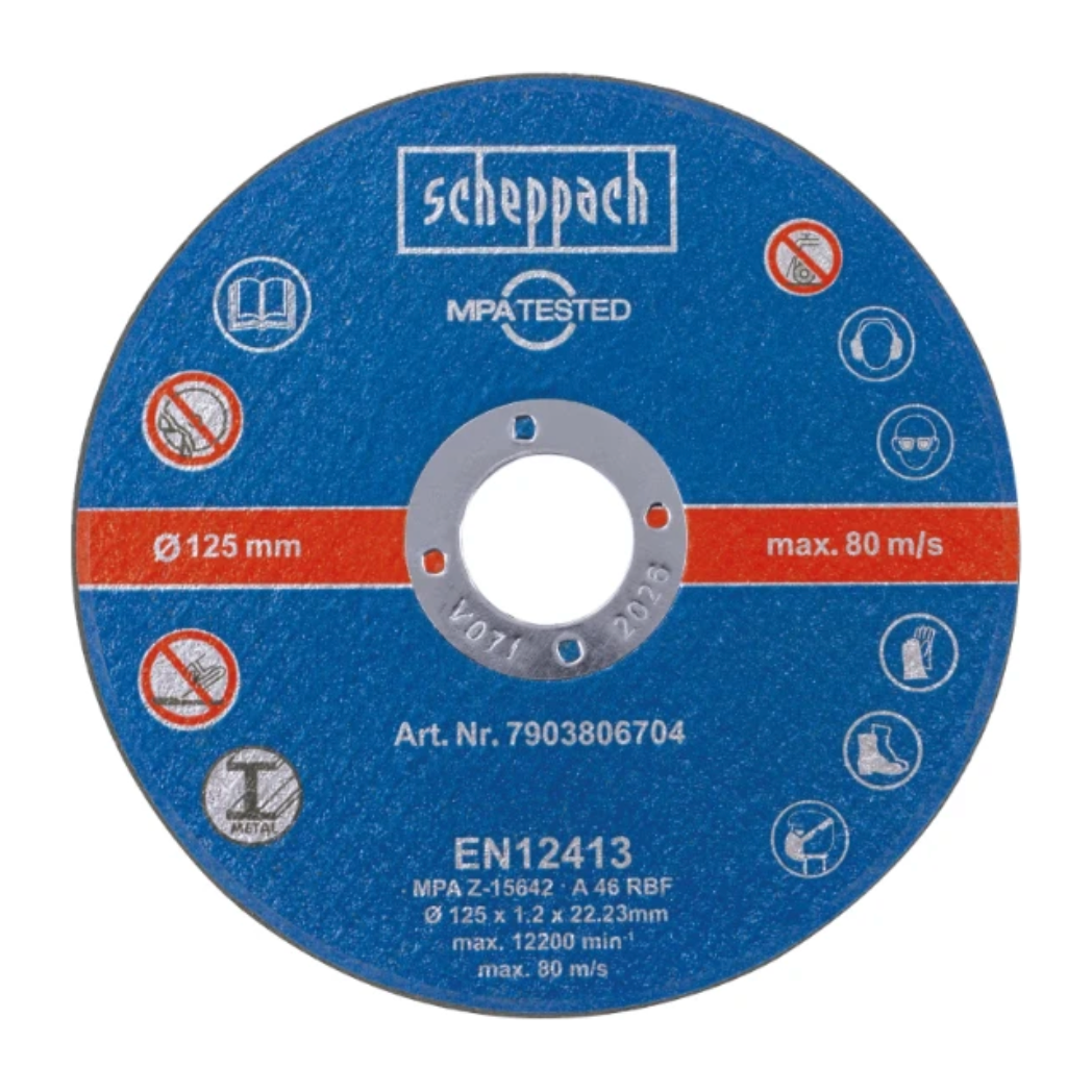 Scheppach Doorslijpschijven (12 stuks)