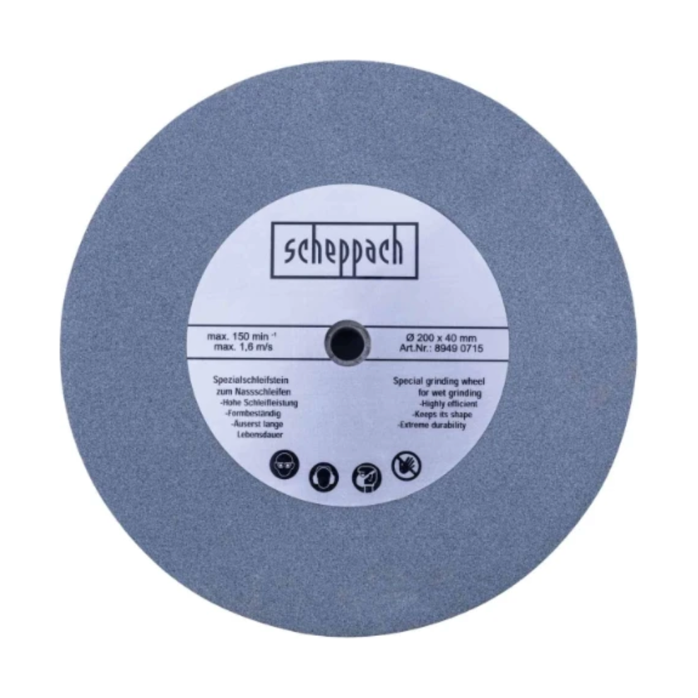 Scheppach Natte Slijpsteen O200mm K220