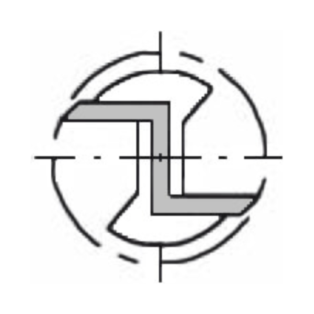 GROEFFREES Ø 8 X 30 MM, TL=90 MM, S=8 MM, HW