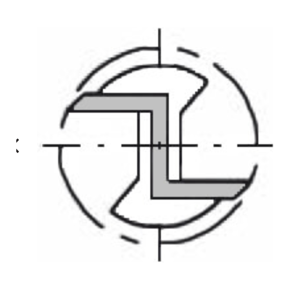 GROEFFREES Ø 13 X 30 MM, TL=90 MM, S=8 MM, HW