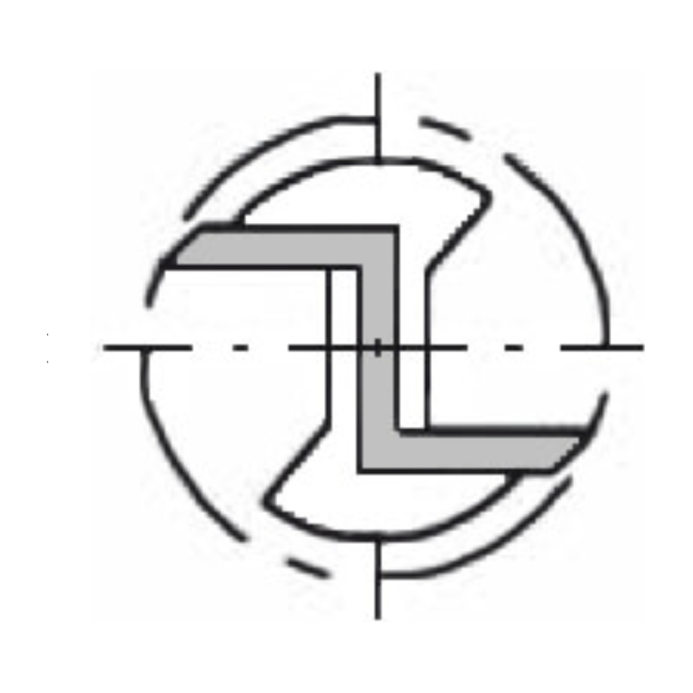 GROEFFREES Ø 14 X 20 MM, TL=60 MM, S=8 MM, HW