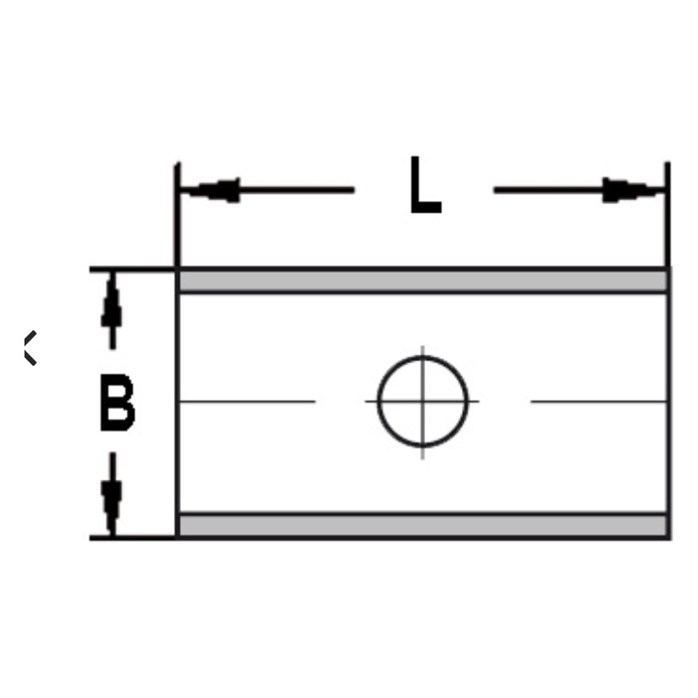 KEERMES 7,5 X 12,0 X 1,5 MM (1-GATS), TWEEZIJDIG GESLEPEN, HW