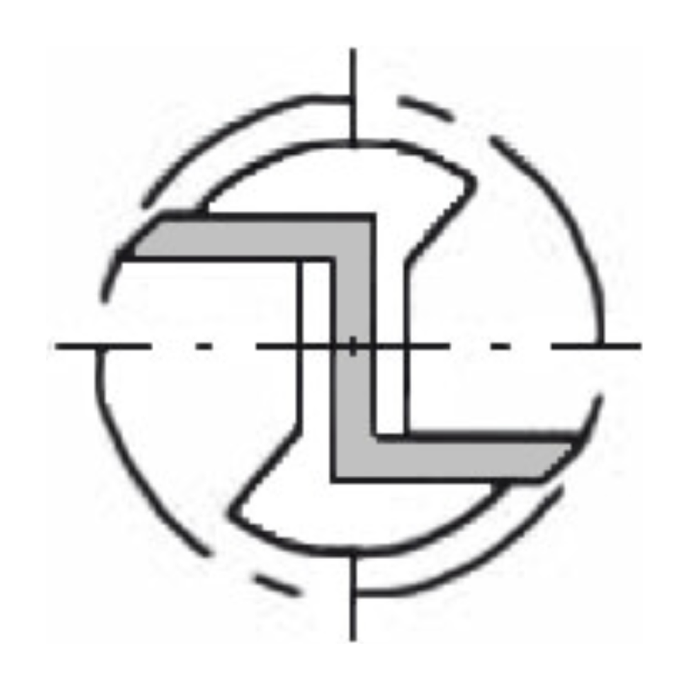 GROEFFREES Ø 8 X 20 MM, TL=60 MM, S=10 MM, HW