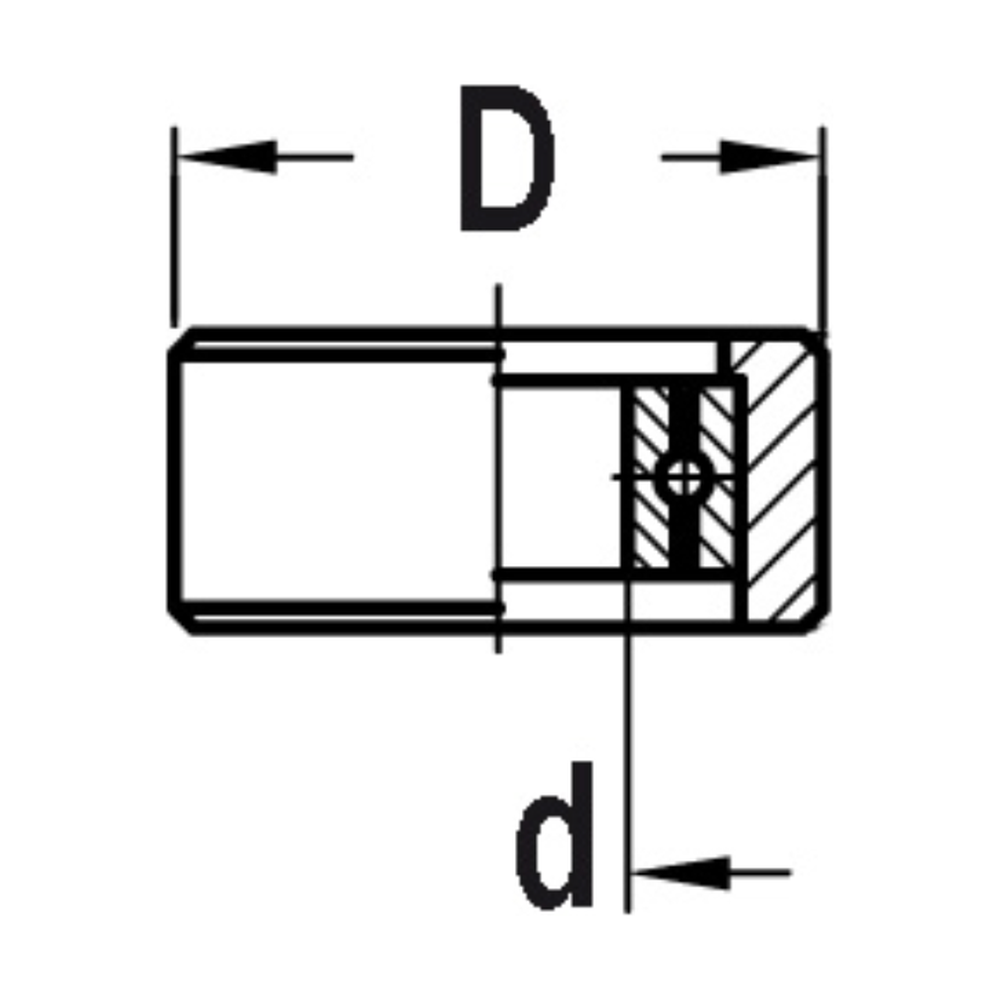 LAGERS MET KUNSTSTOF RING EN ASGAT 4,0 MM Type: D=12,0 x 4,0 mm