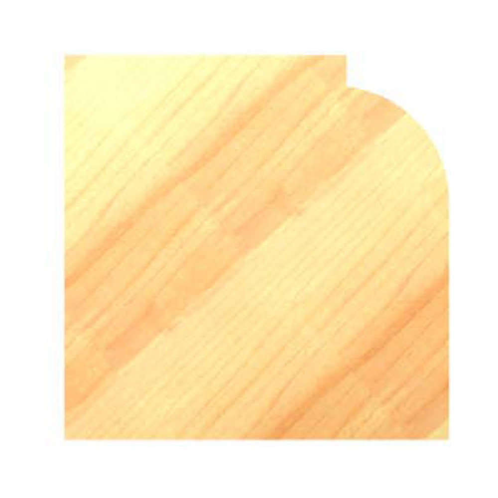 AFRONDPROFIELFREES R=15,0 MM MET LAGER, D=44 MM, S=8 MM, HW