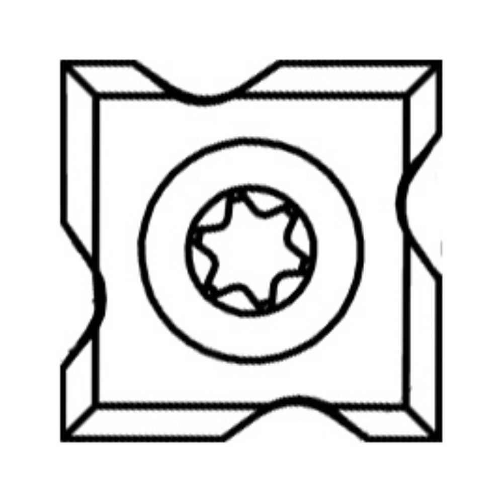 AFRONDKEERMES R=1,5 MM, VIERZIJDIG GEPROFILEERD, HW