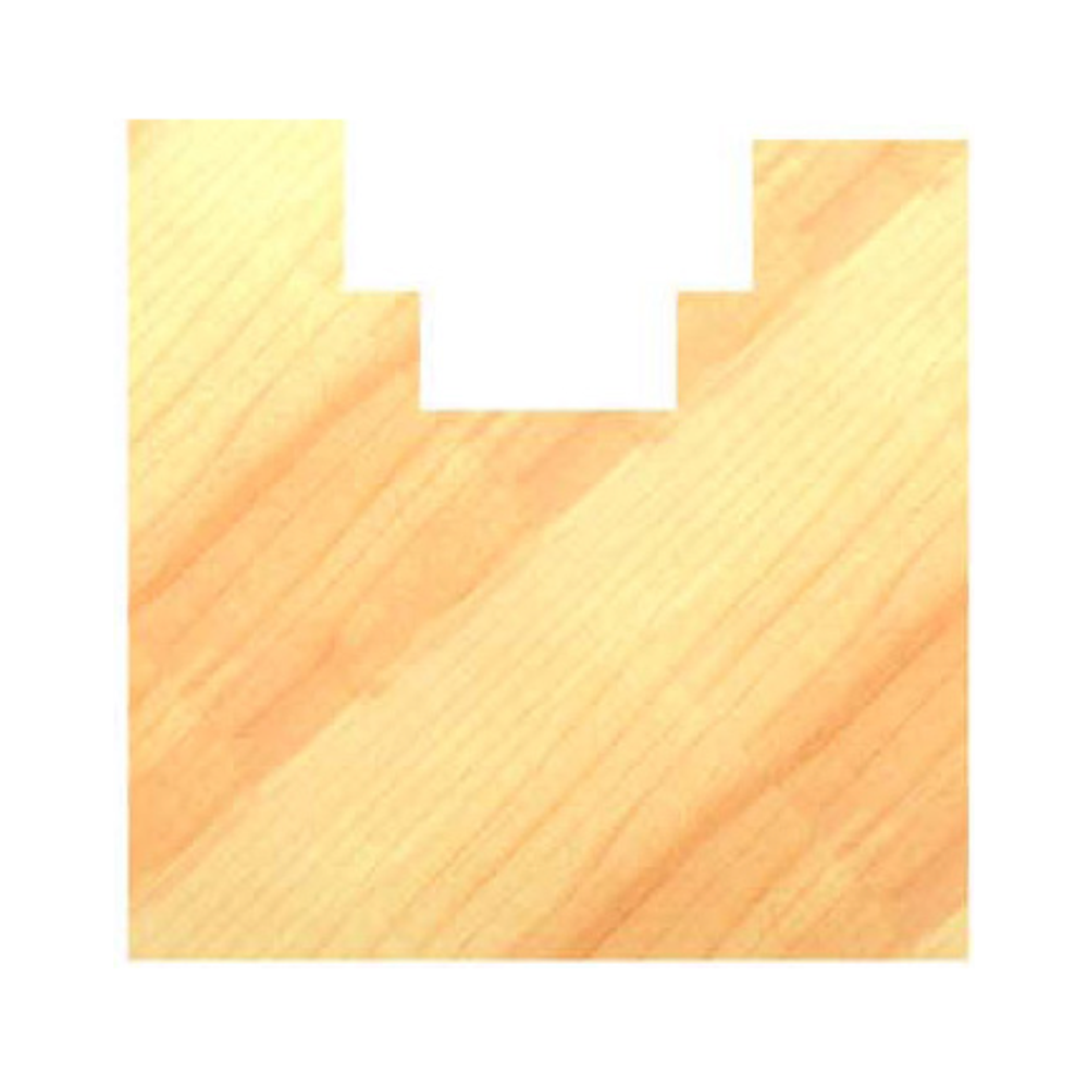 GETRAPTE FREES Ø 16,3 X 12,3 MM, TL=62 MM, S=8 MM, HW