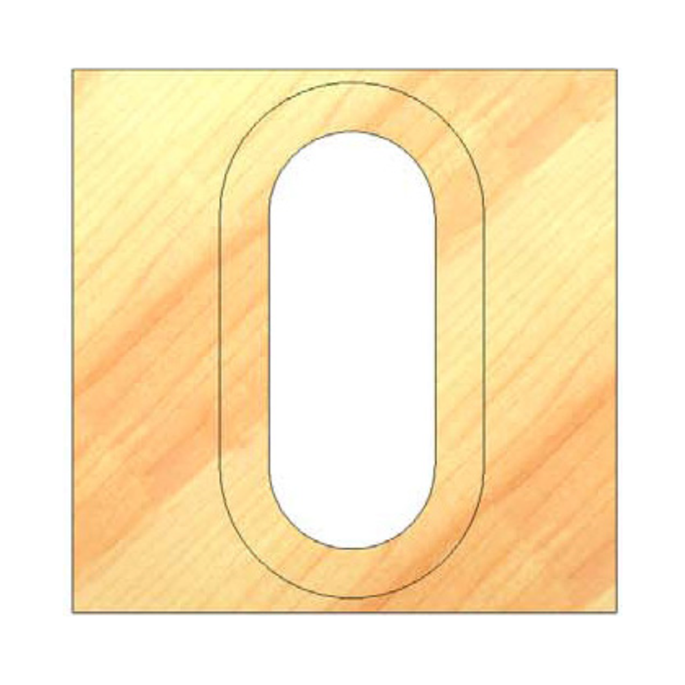 GETRAPTE FREES Ø 24,3 X 15,3 MM, TL=42 MM, S=8 MM MET SPANVLAKKEN, HW