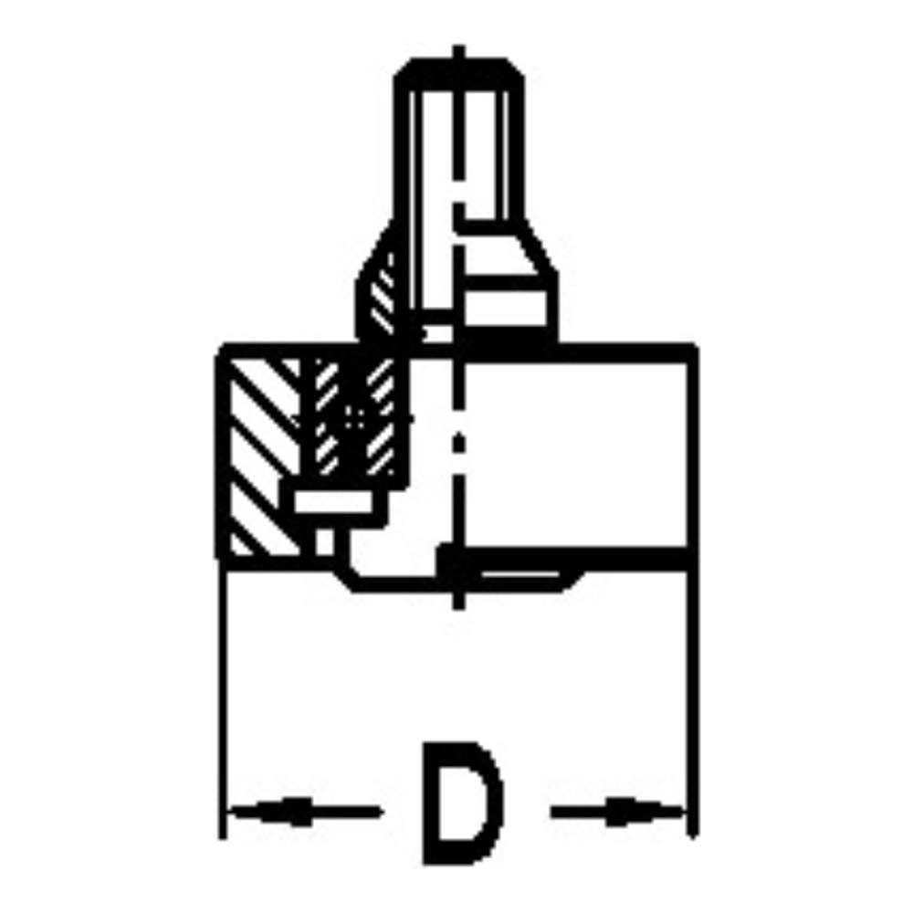 LAGERS COMPLEET T.B.V. BOVENFREZEN 39064-0-serie Type: D = 9,0 mm
