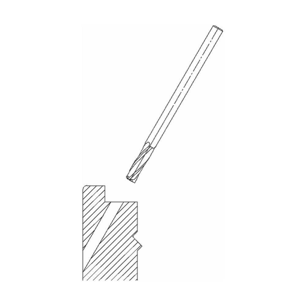 SPIRAALGROEFFREES Ø 8 X 30 MM, TL=130 MM, S=8 MM, VHW