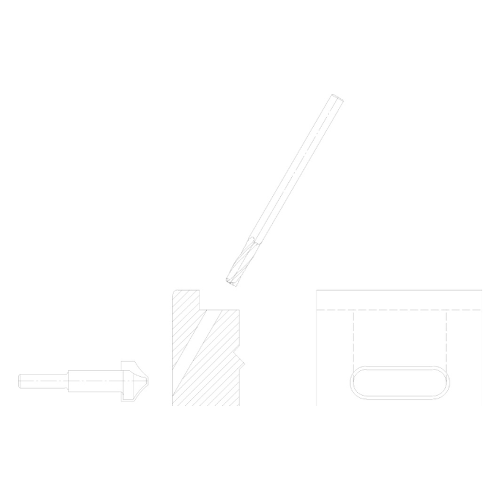 VERZINKFREES Ø 24 X 16 MM, TL=78 MM, S=8 MM, VHW
