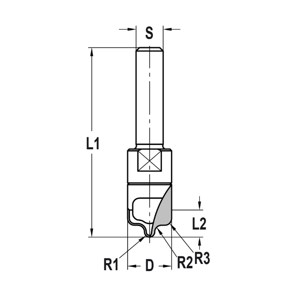 PANEELFREES R=1,5/2,0 MM, TL=51 MM, S=6 MM, HW