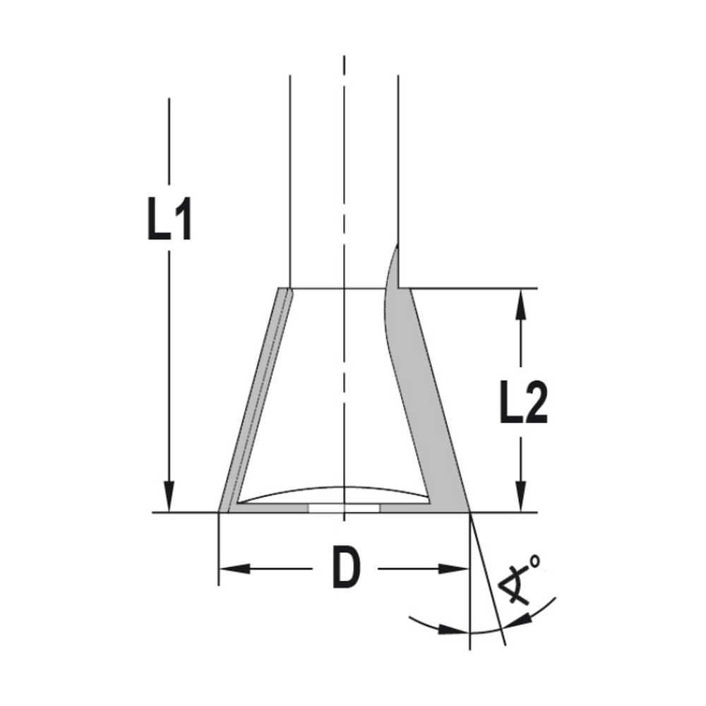 ZWALUWSTAARTFREES 12°40′, D=13,5 MM, S=8 MM, HW