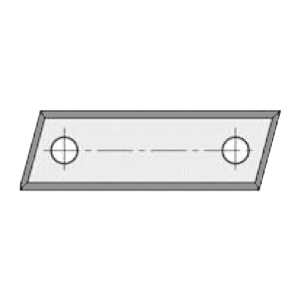 FASEKEERMES T.B.V. ZWALUWSTAARTFREES, TWEEZIJDIG GEPROFILEERD, HW