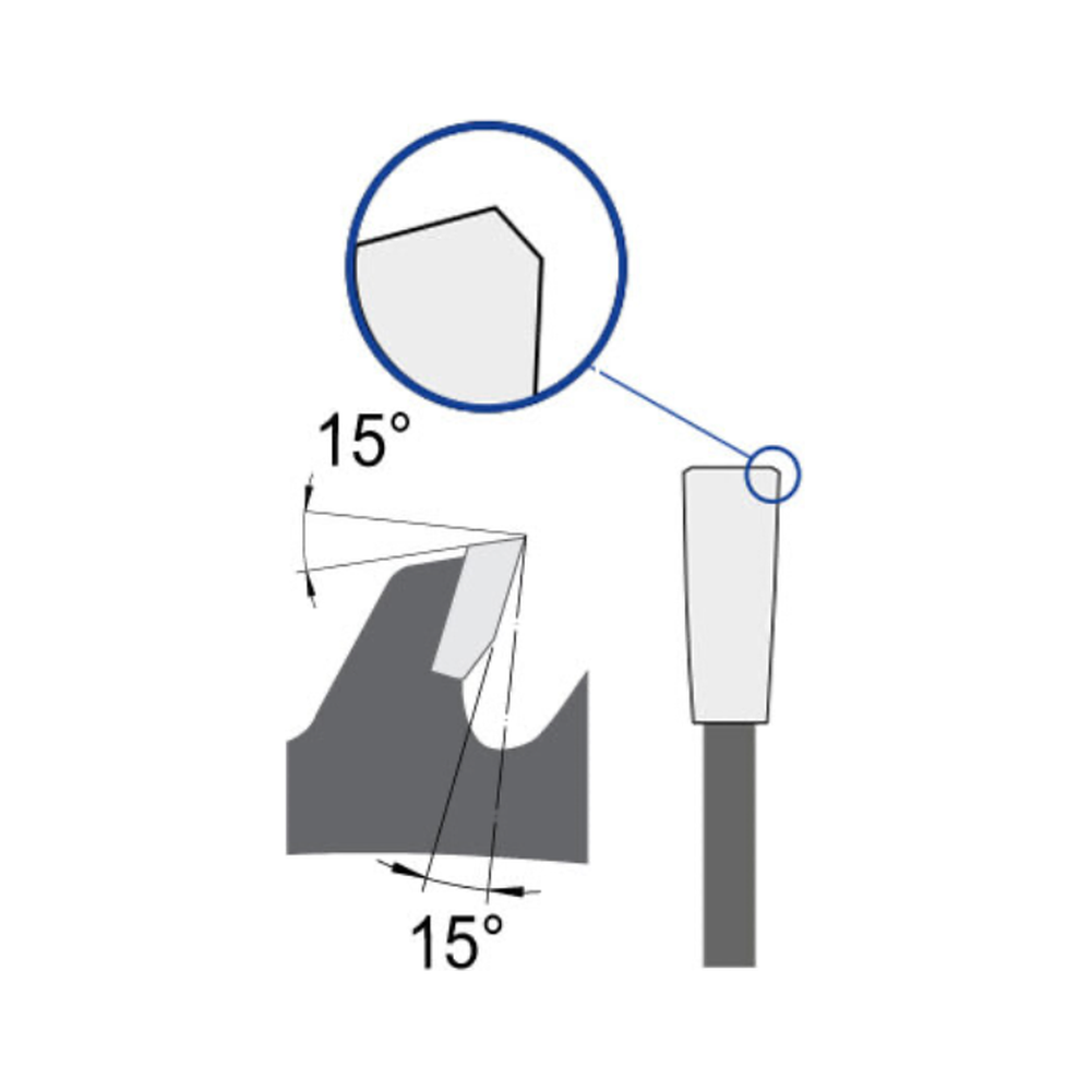 ZAAGBLAD Ø 160 MM, ASGAT 20 MM, B=1,60 MM, Z=16 F/FA, HW Schulpen en afkorten