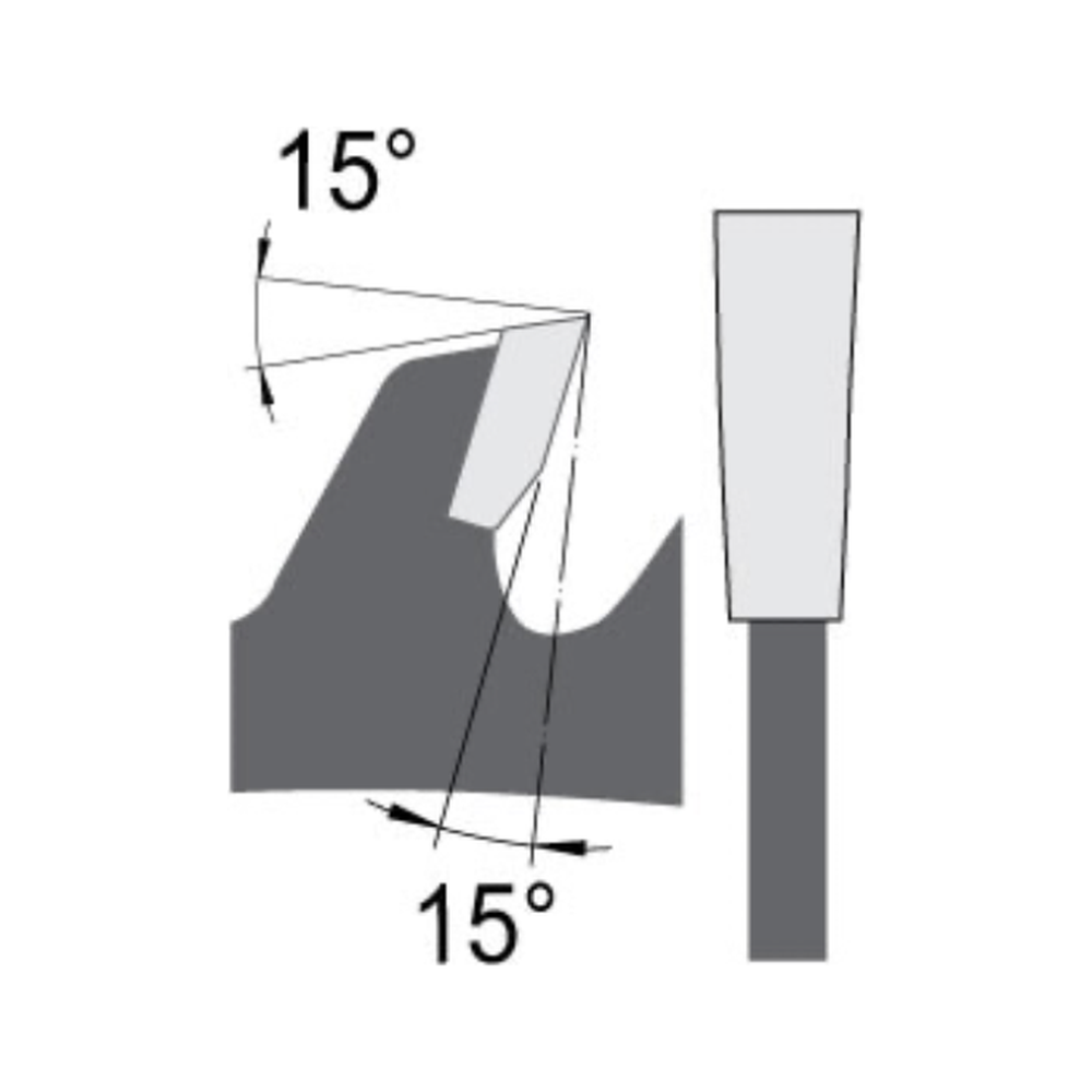 ZAAGBLAD Ø 210 MM, ASGAT 30 MM, B=2,80 MM, Z=16 VLAKTAND, HW Schulpen en afkorten