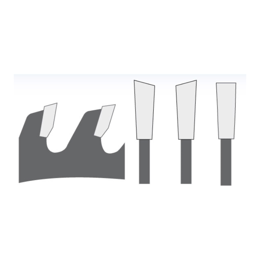 ZAAGBLAD Ø 100 MM, ASGAT 22 MM, B=4,00 MM, Z=6 WF, HW Maken van groeven t.b.v. lamellen