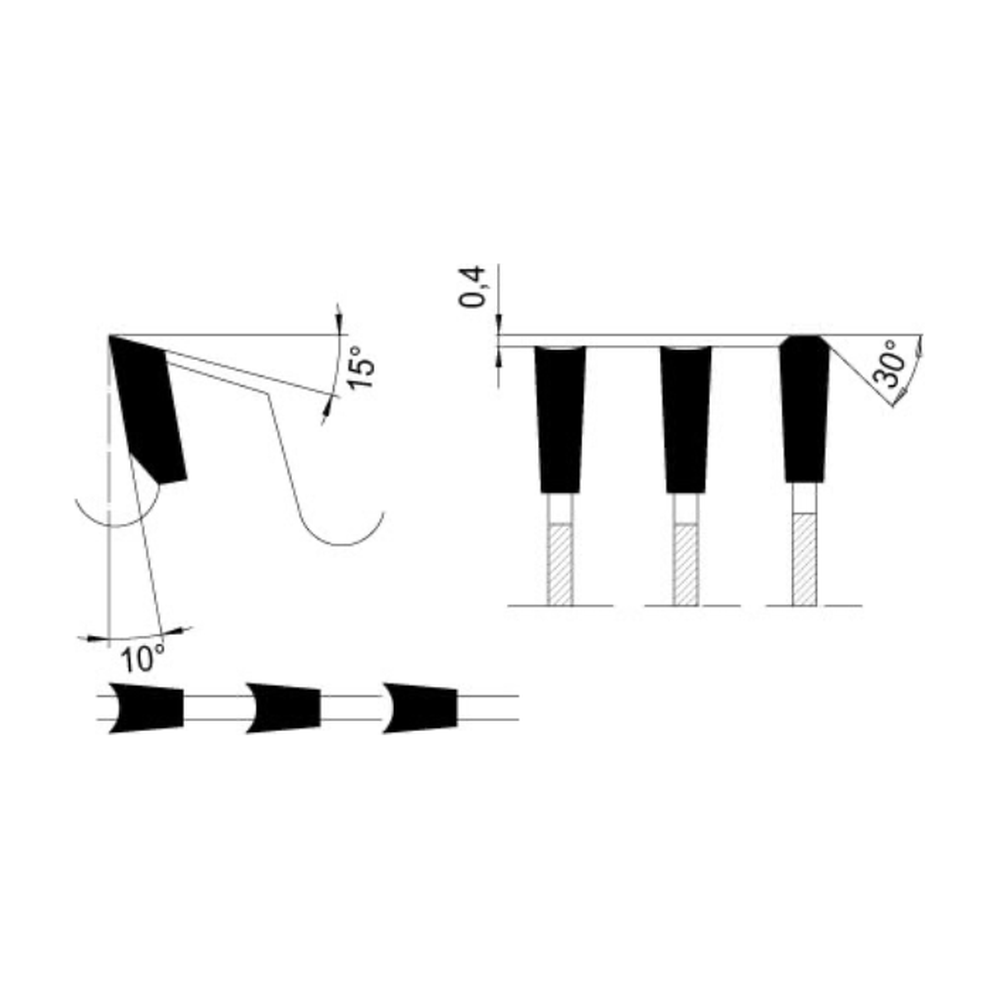 SUPER PLUS ZAAGBLAD Ø 303 MM, ASGAT 30 MM, B=3,20 MM, Z=60 HTFF POS., HW Perfect uitgebalanceerd