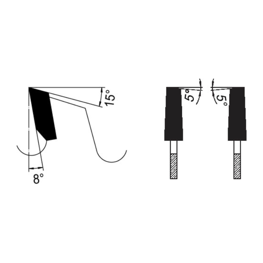 SUPER PLUS VOORRITSZAAGBLAD Ø 150 MM, ASGAT 30 MM, B=4,4-5,6 MM, Z=28 W KON., HW Af te stemmen op de snijbreedte van de hoofdzaag