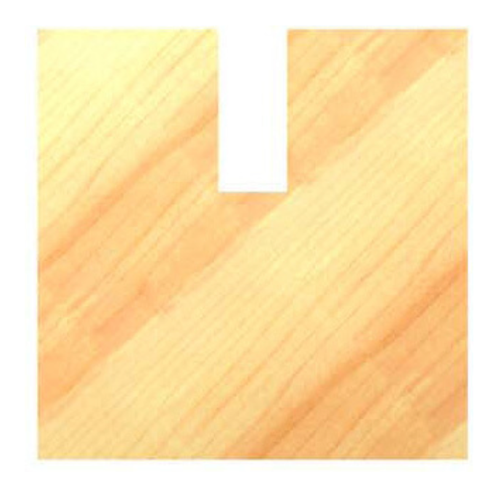 GROEFFREES Ø 8 X 35 MM, TL=67 MM, BINNENDRAAD M10, HW Zij- en onderkant snijdend, onderkant ingelegd HW