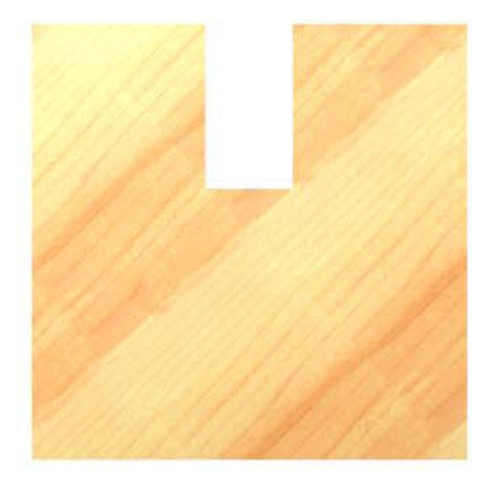 GROEFFREES Ø 10 X 23 MM, TL=55 MM, BINNENDRAAD M10, HW Zij- en onderkant snijdend, onderkant ingelegd HW