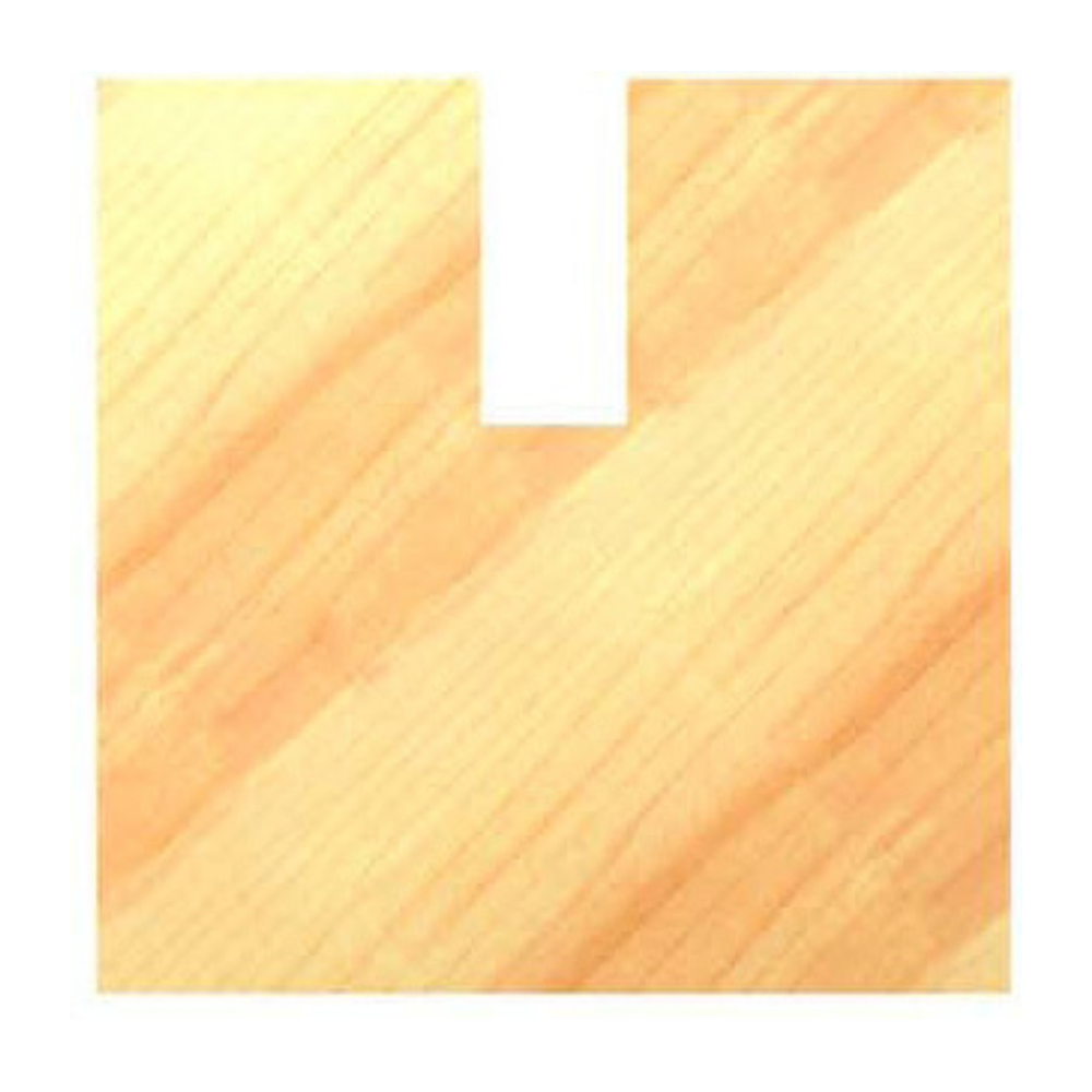 GROEFFREES Ø 8 X 35 MM, TL=67 MM, BINNENDRAAD M12, HW Zij- en onderkant snijdend, onderkant ingelegd HW