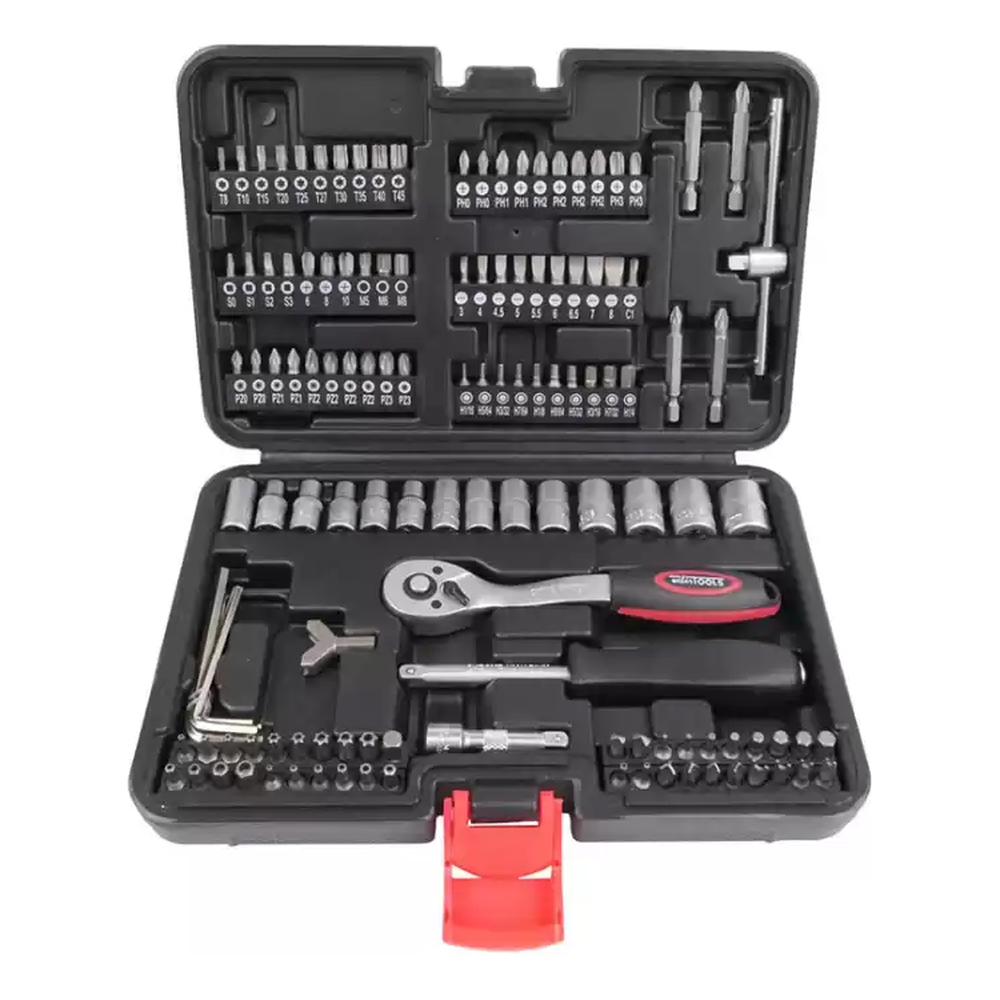 Doppen set (1/4) aandrijving 130-delig