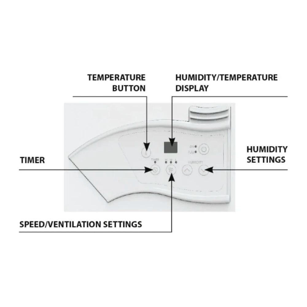Luchtontvochtiger DH 721 21L/24u