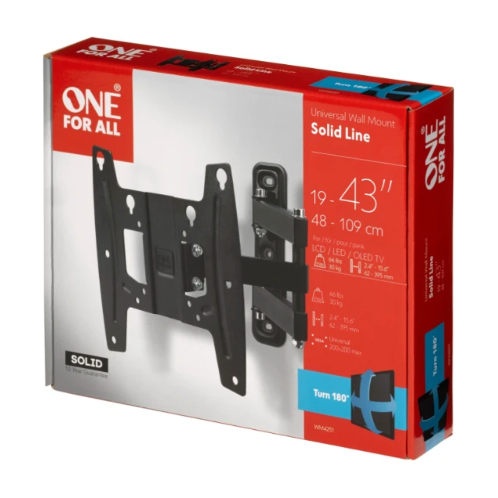 OFA TV Steun, Solid Turn 180, 19-42, 42-107cm,30kg