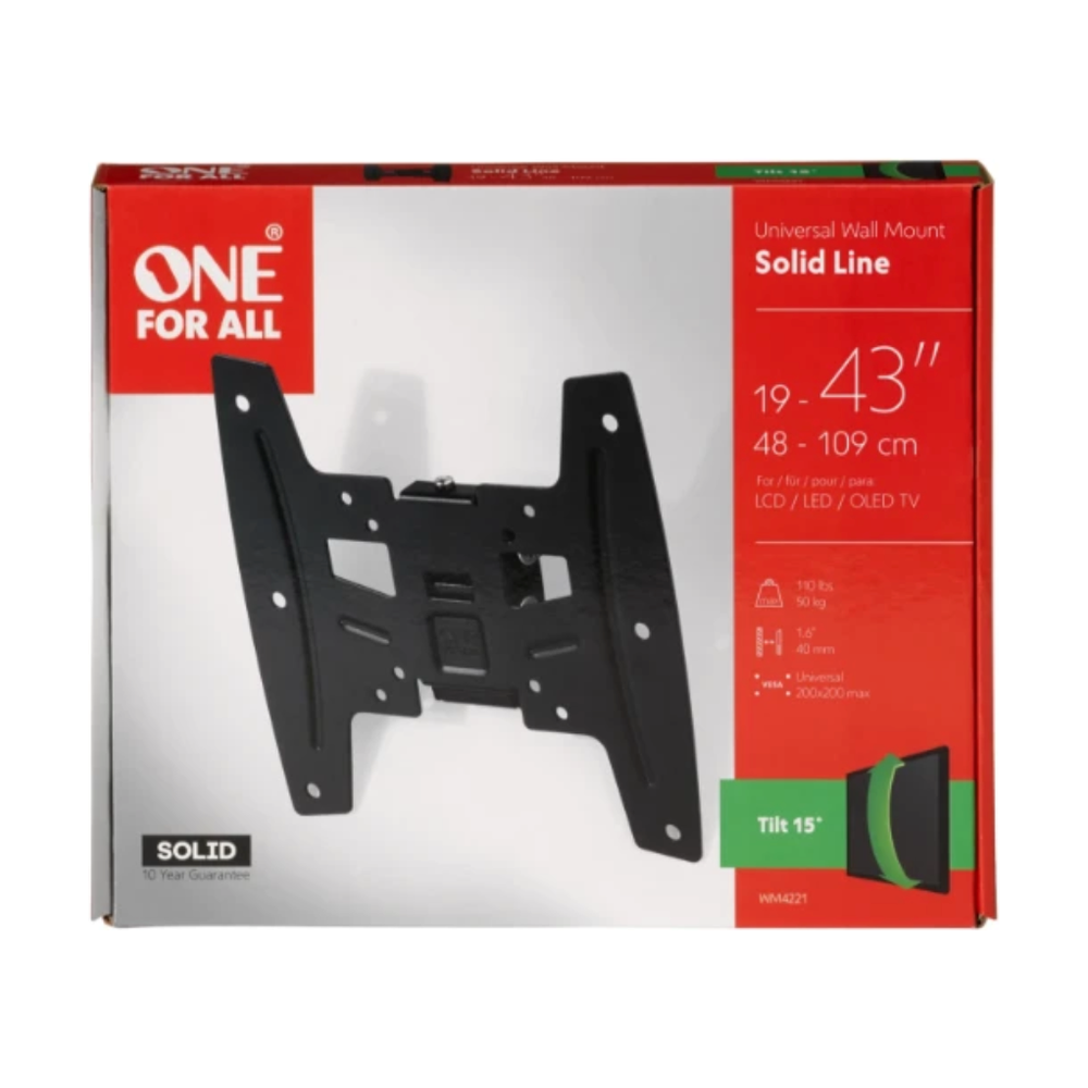 OFA TV Steun, Solid Tilt, 19-42, 42-107cm,50kg