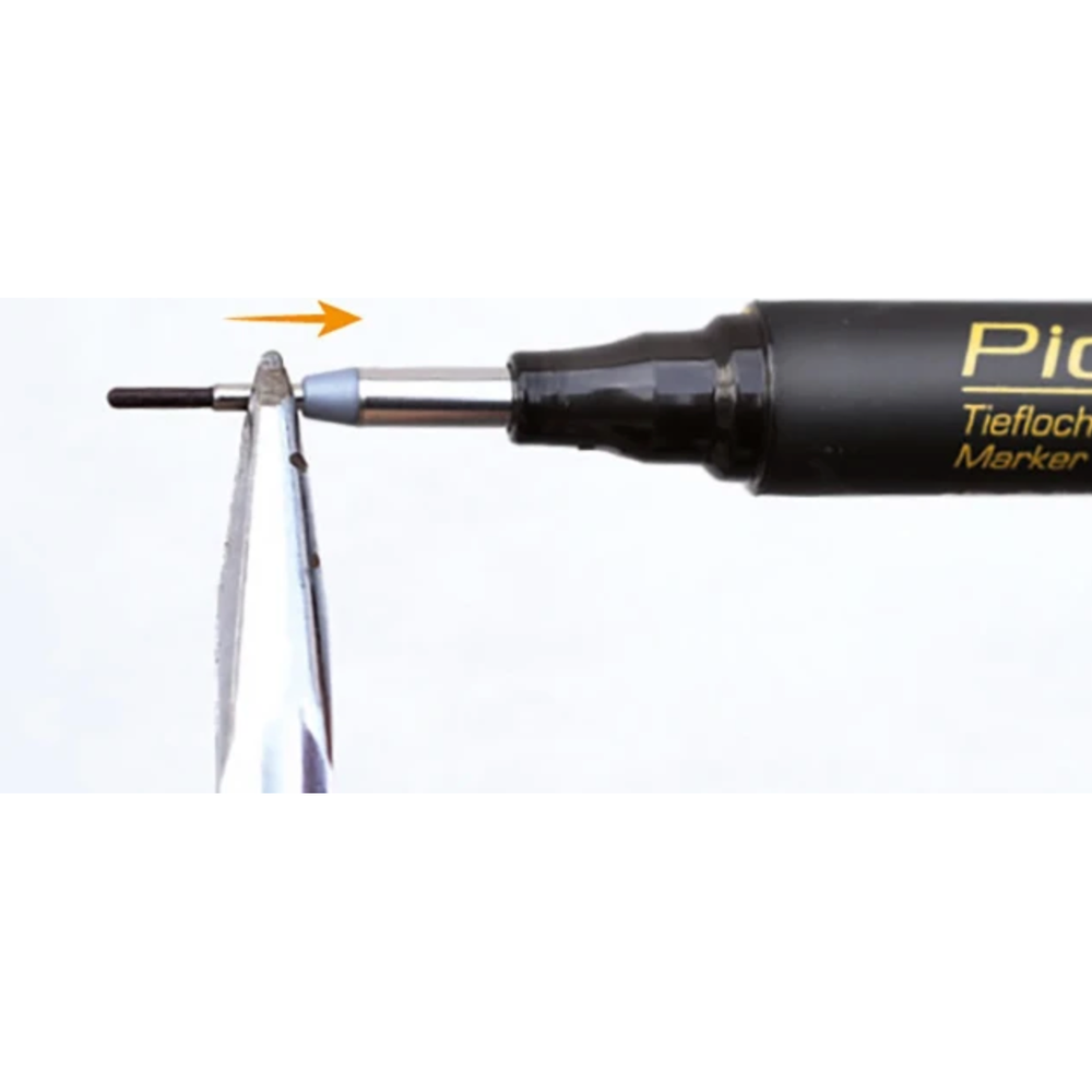 Pica-Ink 150/46 Markeerstift voor diepe gaten zwart