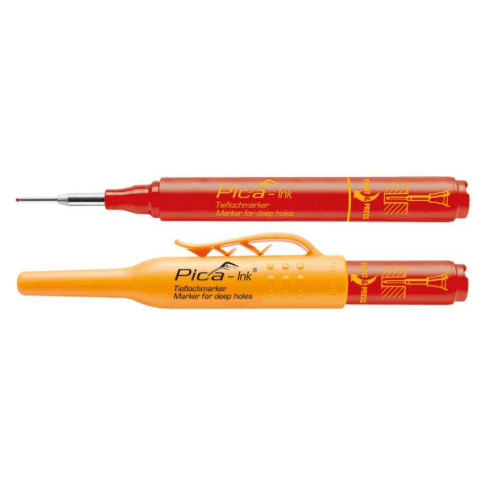Pica-Ink 150/40 Markeerstift voor diepe gaten rood