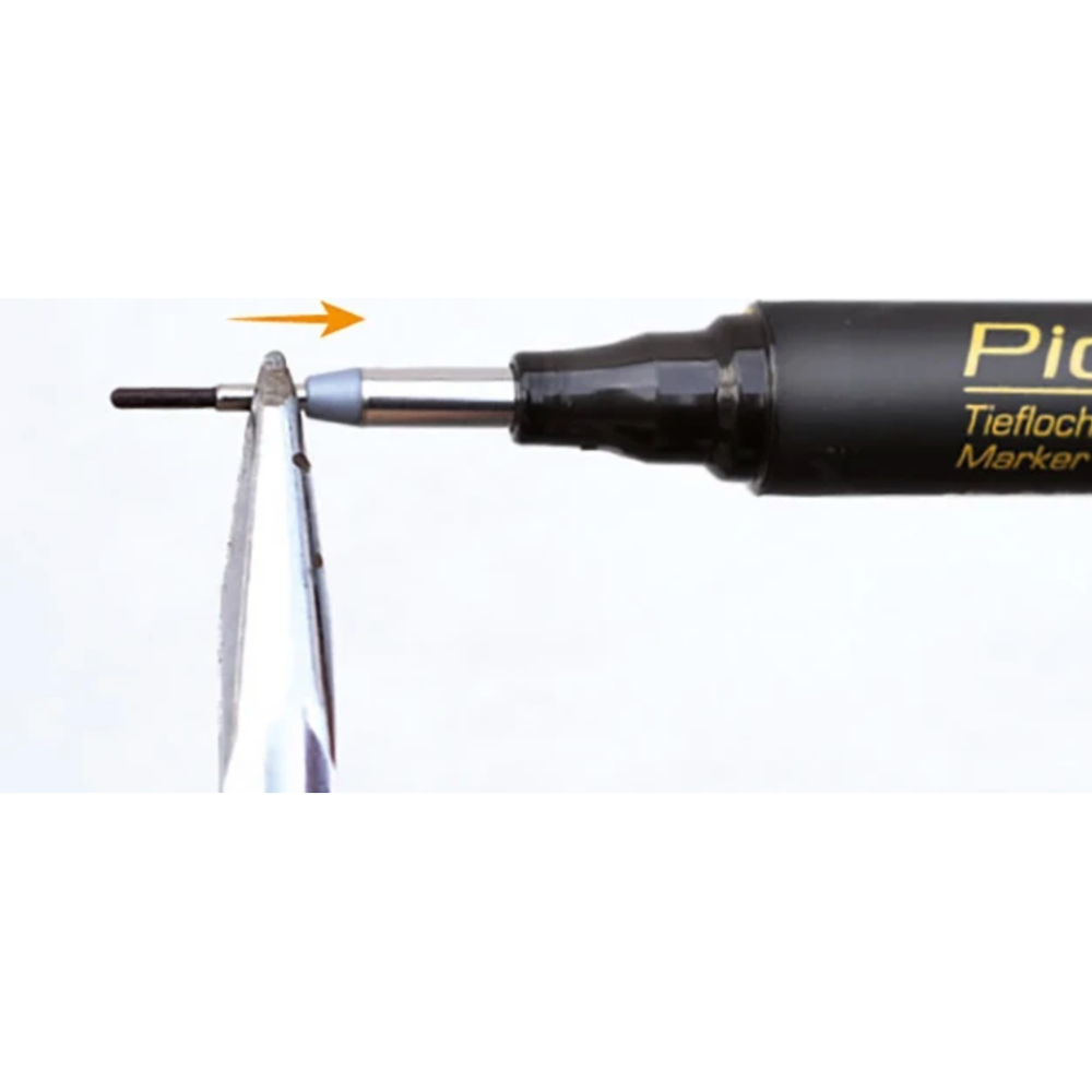 Pica-Ink 150/40 Markeerstift voor diepe gaten rood