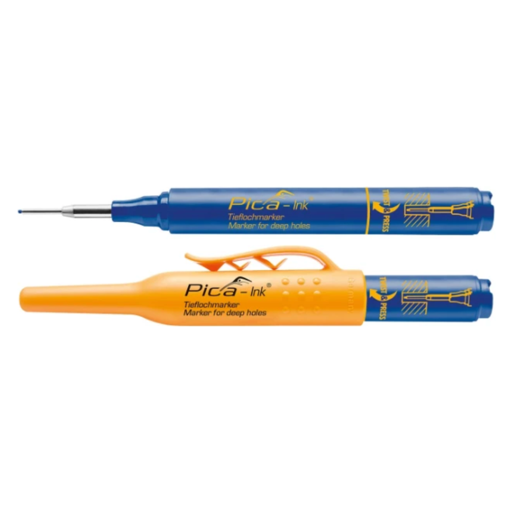 Pica-Ink 150/41 Markeerstift voor diepe gaten blauw