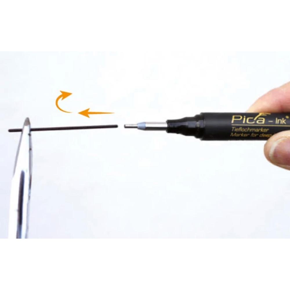 Pica-Ink 150/41 Markeerstift voor diepe gaten blauw