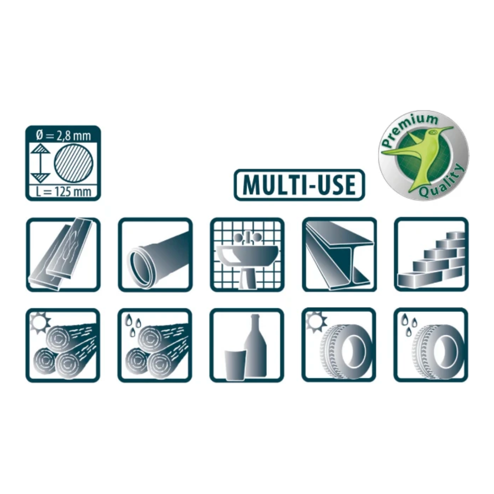 Pica-Dry 4020 Navulling multikleur - 8 staafjes (blister)