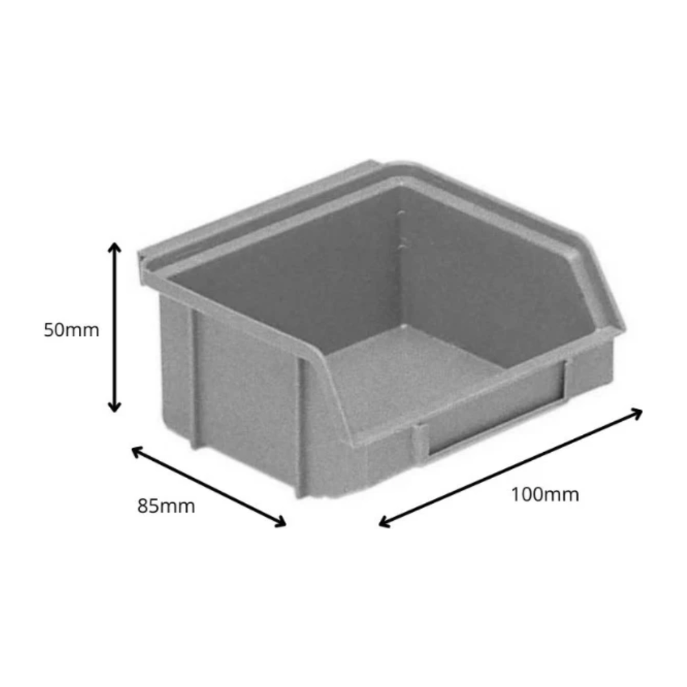 Stapelbakken B1 grijs