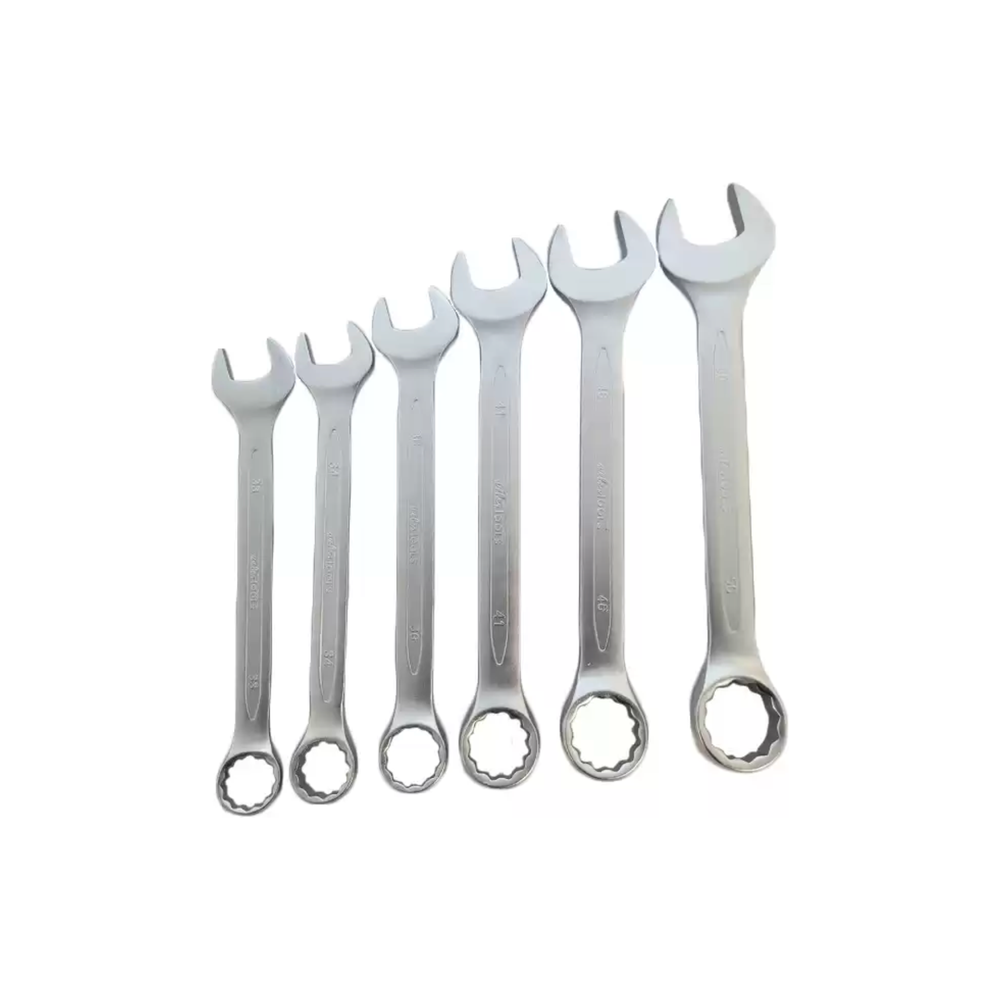 6 Delig steekringsleutel set 33, 34, 36, 41, 46 & 50mm