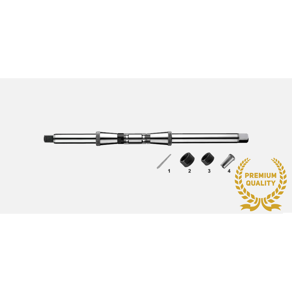 Hunger HSS Verstelbare Handruimer type U, dubbele geleiding