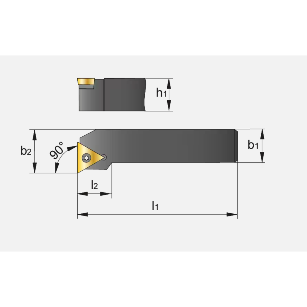 Phantom Wisselplaathouder, 90° STFCR