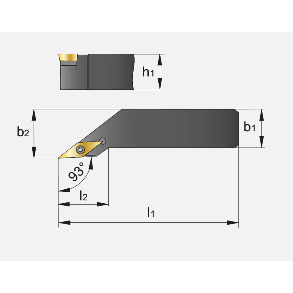 Phantom Wisselplaathouder, 93° SVJCR/L