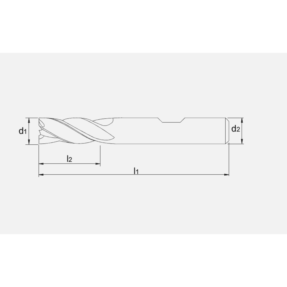 Phantom HSS-E 8% Schachtfrees, meersnijder DIN 844-B kort, type N, TiAlN