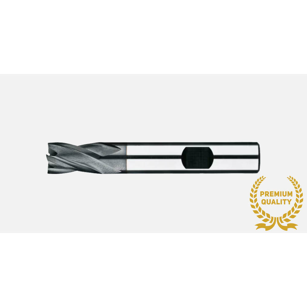 Phantom UNI volhardmetaal Schachtfrees, 4-snijder DIN 6527-B kort, AlTiN-X