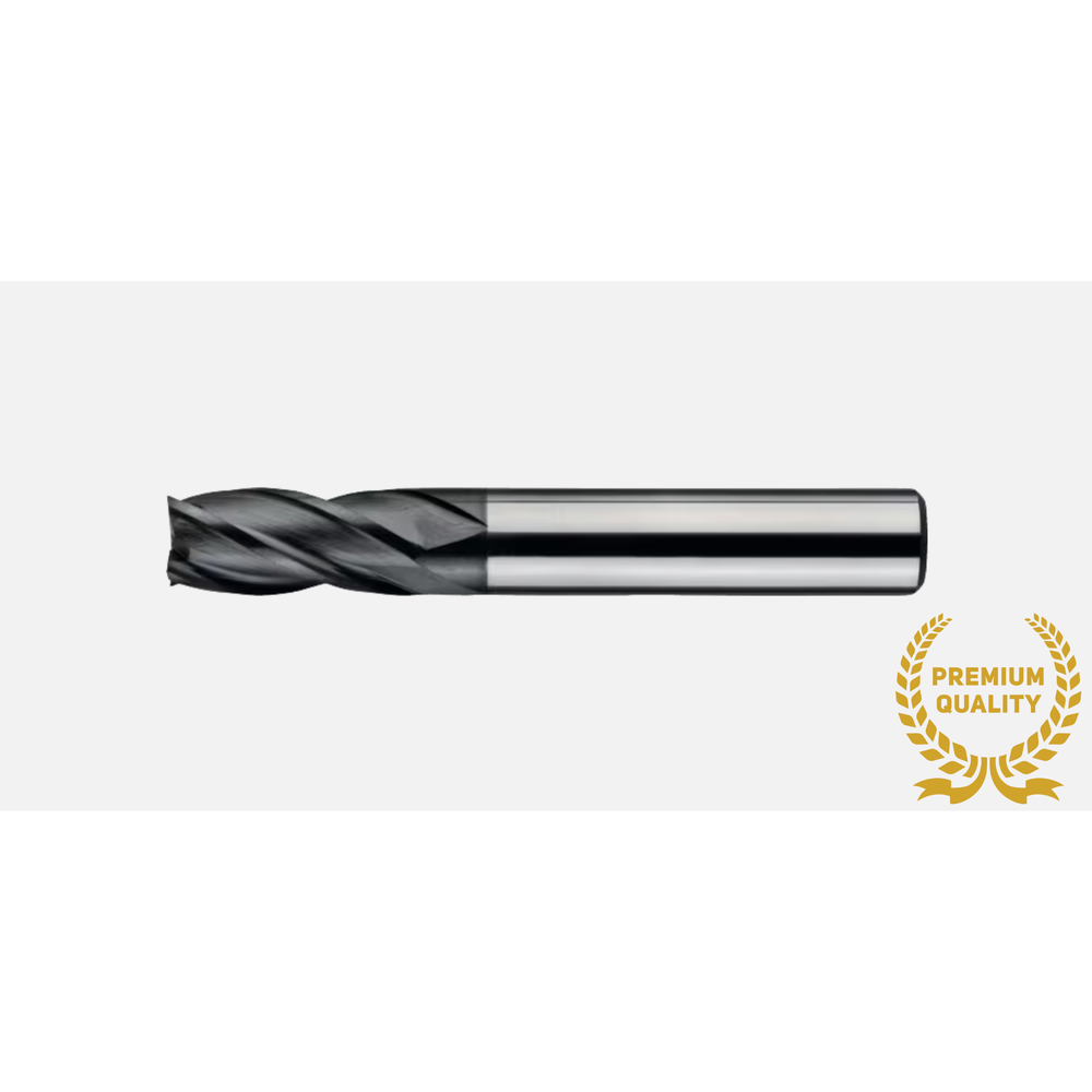 Phantom UNI volhardmetaal Schachtfrees, 4-snijder lang, AlTiN-X