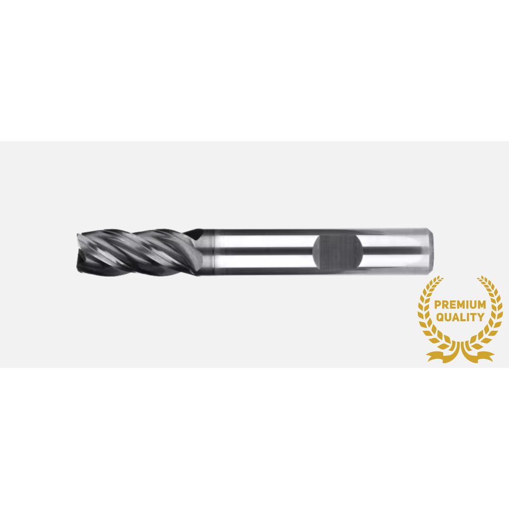 Phantom UNI volhardmetaal Vari-frees, 4-snijder DIN 6527-B lang, AlTiN-X