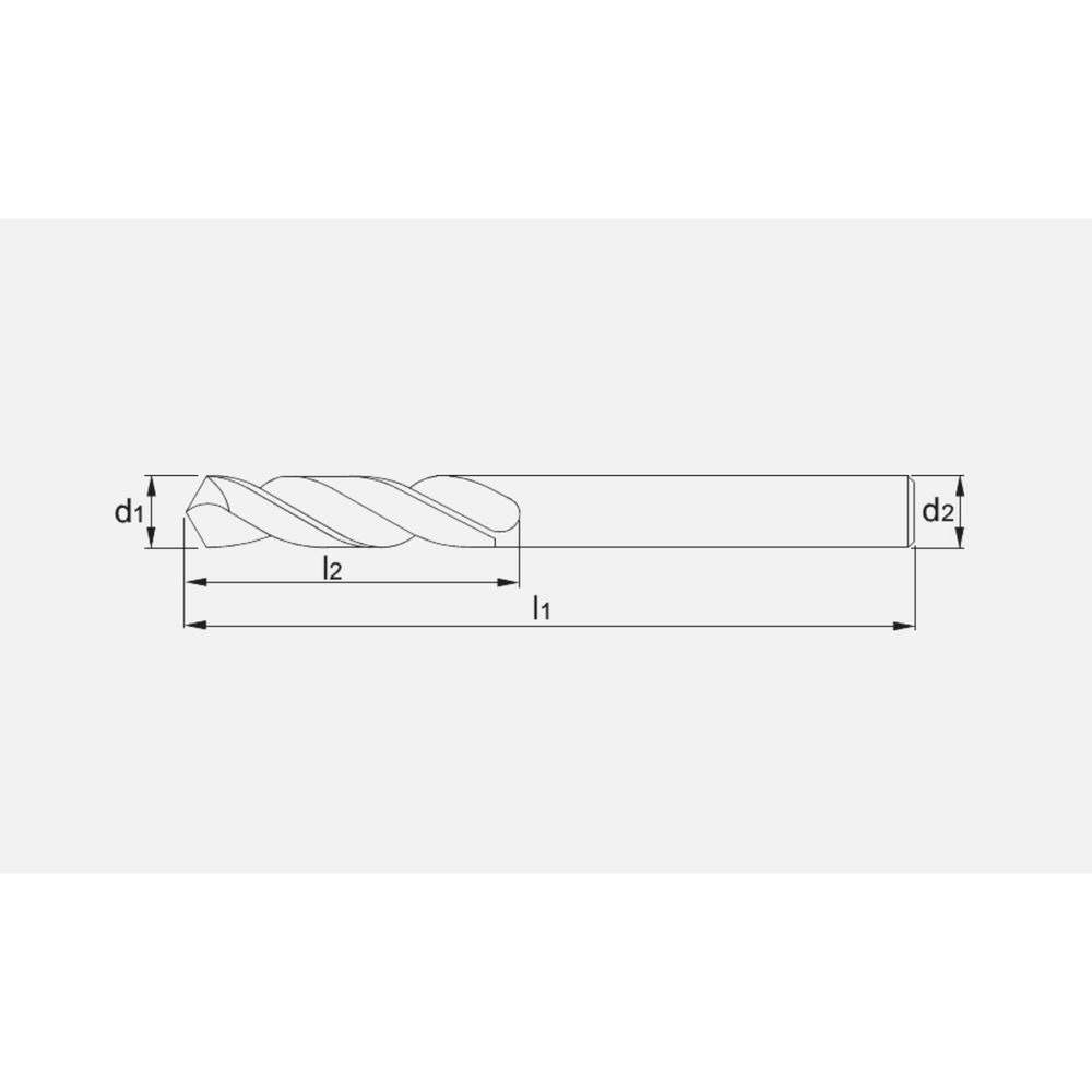 International Tools ECO HSS Spiraalboor DIN 1897 gewalst